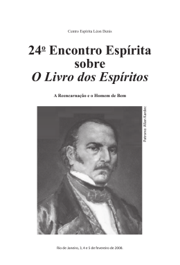 24o Encontro Esp&iacute;rita sobre O Livro dos Esp&iacute;ritos