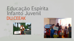 Educa&ccedil;&atilde;o Esp&iacute;rita Infanto Juvenil