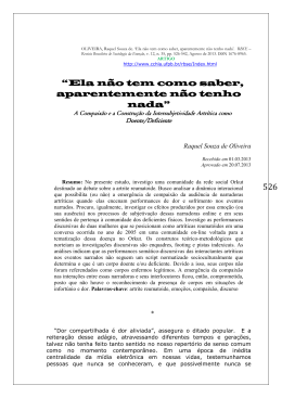 Ela n&atilde;o tem como saber