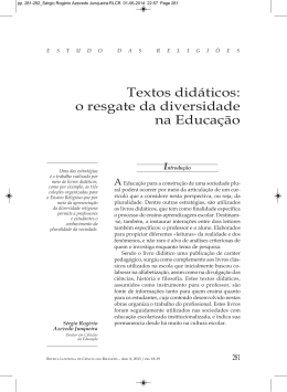 o resgate da diversidade na Educação - Revistas Científico