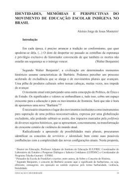 identidades, mem&oacute;rias e perspectivas do movimento