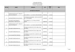 Orientação EOC/ETOC Levantamento dos artigos 3.º Fase