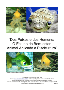Dos Peixes e dos Homens: O Estudo do Bem