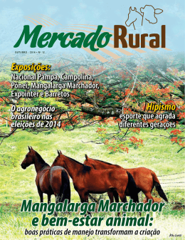 Mangalarga Marchador e bem-estar animal: