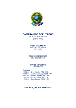 CÂMARA DOS DEPUTADOS