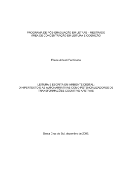 PROGRAMA DE P&Oacute;S-GRADUA&Ccedil;&Atilde;O EM LETRAS &ndash; MESTRADO
