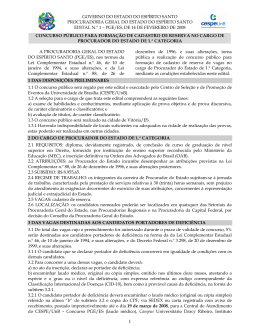 GOVERNO DO ESTADO DO ESP&Iacute;RITO SANTO