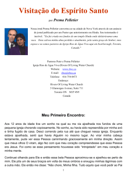 Visita&ccedil;&atilde;o do Esp&iacute;rito Santo