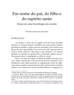 Em nome do pai, do filho e do esp&iacute;rito santo: notas de