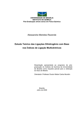 Alessandra Meireles Rezende Estudo Te&oacute;rico das Liga&ccedil;&otilde;es