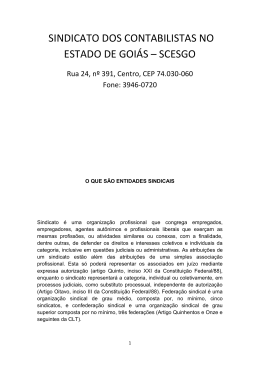 SINDICATO DOS CONTABILISTAS NO ESTADO DE GOI&Aacute;S