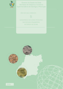 diagn&oacute;stico da cadeia produtiva das rochas