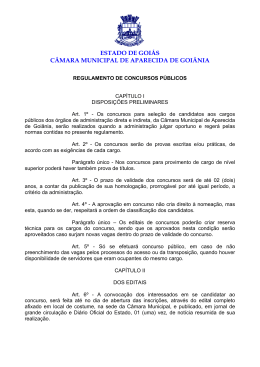 ESTADO DE GOIÁS CÂMARA MUNICIPAL DE