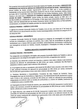 conven&ccedil;&atilde;o coletiva sinpospetro 2015/2016