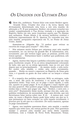 Os Ungidos dos &Uacute;ltimos Dias