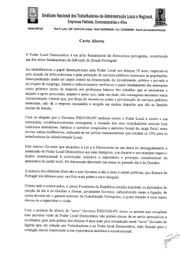 carta Aberta