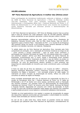 46&ordf; Feira Nacional de Agricultura: A melhor dos &uacute;ltimos