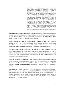Protocolo de Cooperação Científica