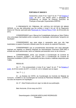 nº 2865/2013 - Tribunal de Justiça de Minas Gerais