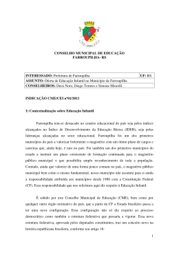 Indica&ccedil;&atilde;o 01/2011 - Prefeitura de Farroupilha
