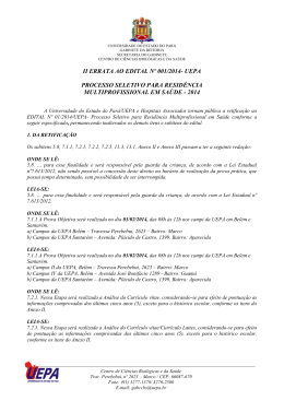 II Errata ao Edital 01