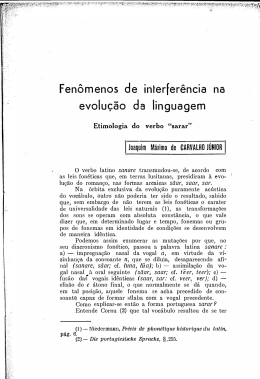 Fen&ocirc;menos de interfer&ecirc;ncia na evolu&ccedil;&atilde;o da linguagem