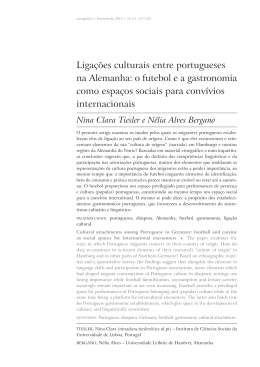 Liga&ccedil;&otilde;es culturais entre portugueses na Alemanha