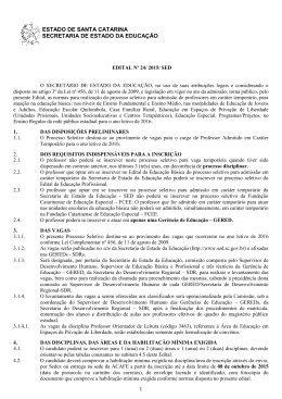 edital n&ordm; 24/2015/sed - educa&ccedil;&atilde;o b&aacute;sica