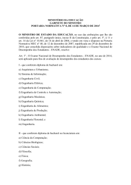 O MINISTRO DE ESTADO DA EDUCAÇÃO, no uso das