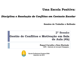 2&ordf; Sess&atilde;o - Escola Profissional Gustave Eiffel