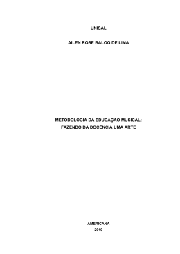 fazendo da doc&ecirc;ncia uma arte