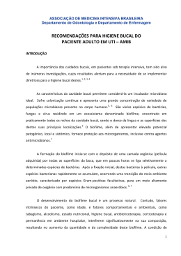 A import&acirc;ncia dos cuidados bucais em pacientes sob terapia