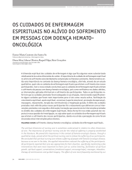 abstract - AEOP - Associa&ccedil;&atilde;o de Enfermagem Oncol&oacute;gica Portuguesa