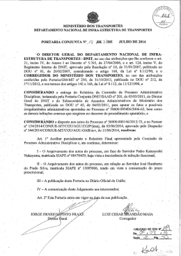 Port. Conj. nº 18 - Ministério dos Transportes