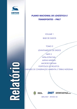 plano nacional de log&iacute;stica e transportes
