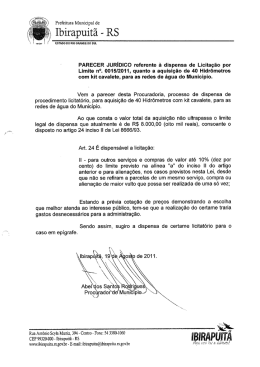 Parecer, despacho, empenho e nota fiscal