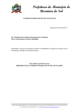 preg&atilde;o 02-2013 - aquisi&ccedil;&atilde;o de combust&iacute;vel