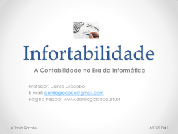 Infortabilidade - Danilo Giacobo