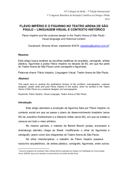fl&aacute;vio imp&eacute;rio e o figurino no teatro arena de s&atilde;o paulo &ndash; linguagem