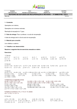 roteiro de estudos de recupera&ccedil;&atilde;o e revis&atilde;o &ndash; 3&ordm;