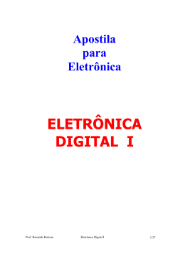 ELETRÔNICA DIGITAL I