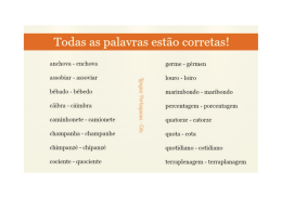 Todas as palavras est&atilde;o corretas!