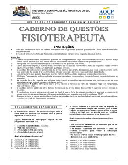 C ONHE ClM ENTOS ESPE CHFlC OS 1. A deteriora&ccedil;&atilde;o