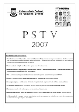 Provas PDF
