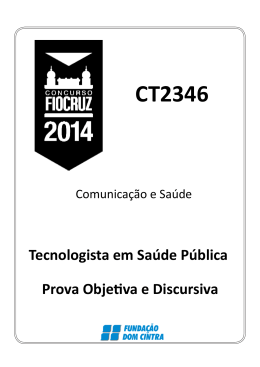 CT2346 - Comunicação e Saúde