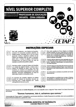 NÍVEL SUPERIOR COMPLETO