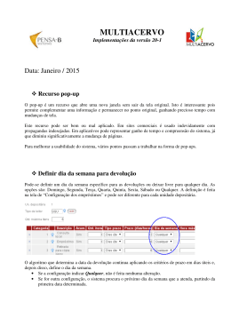 vers&atilde;o 20. - MultiAcervo