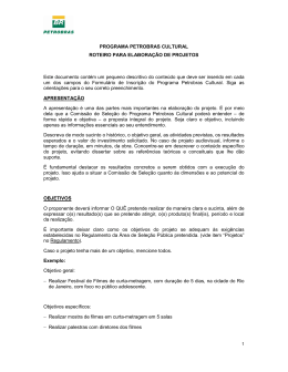 PROGRAMA PETROBRAS CULTURAL