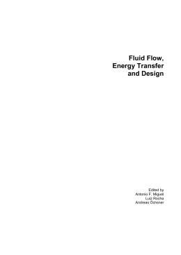 Fluid Flow, Energy Transfer and Design