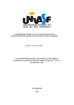 Estudo do processo de transfer&ecirc;ncia de energia cooperativo entre
